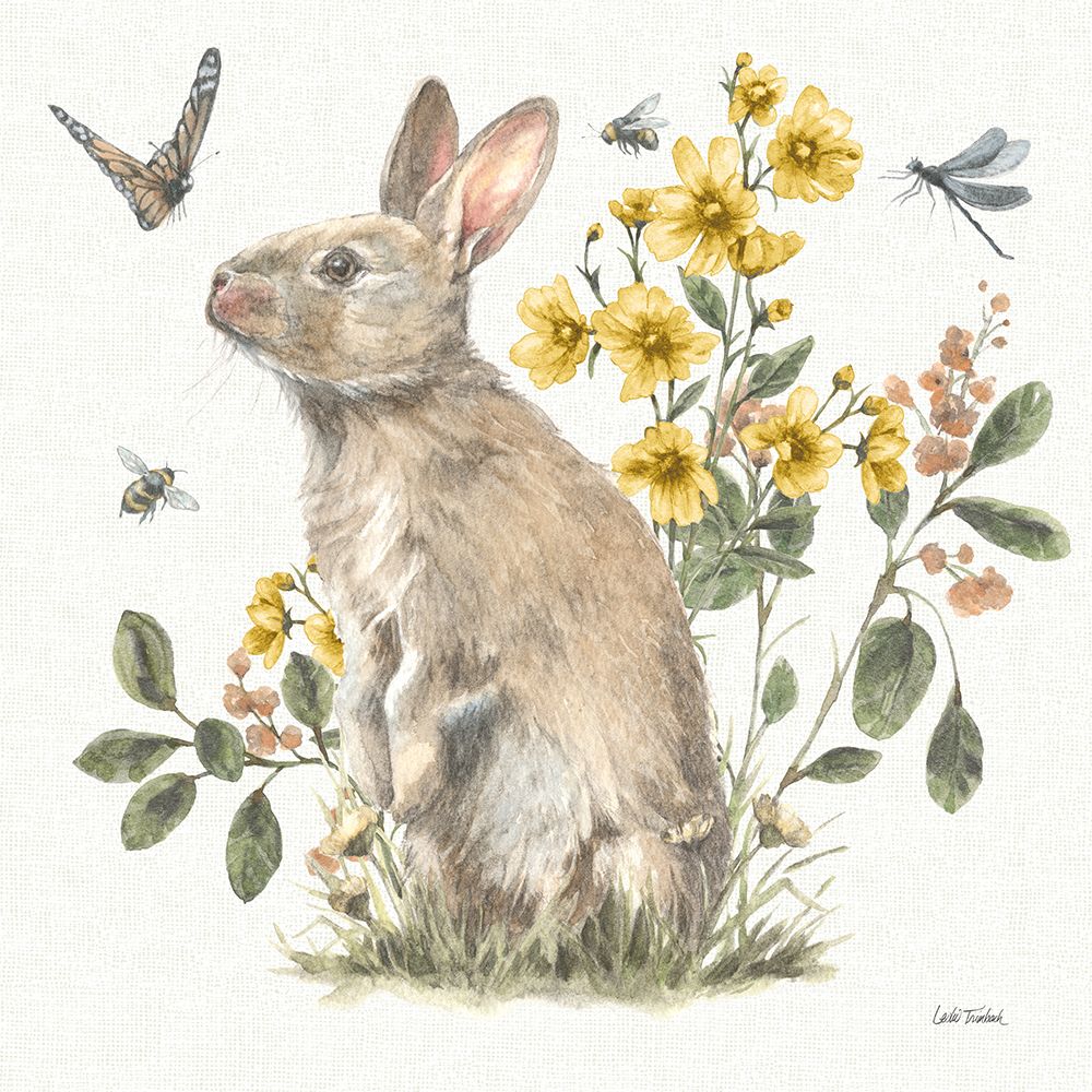 Garden Patch II Yellow art print by Leslie Trimbach for $57.95 CAD