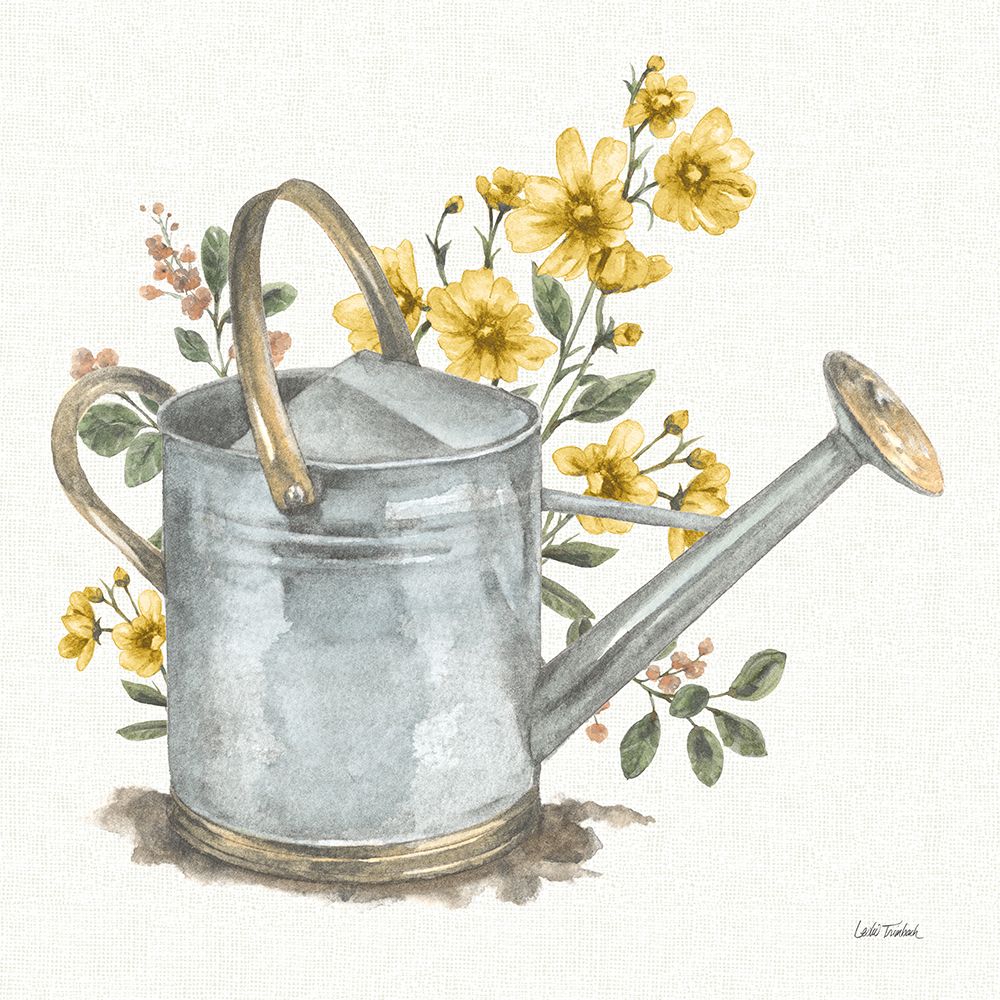 Garden Patch VII Yellow art print by Leslie Trimbach for $57.95 CAD