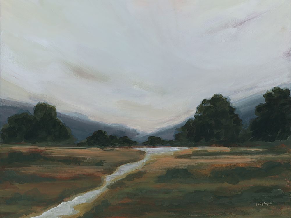 Auburn Creek Blue art print by Haley Knighten for $57.95 CAD