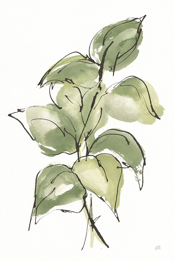 Textured Leaves IV art print by Chris Paschke for $57.95 CAD