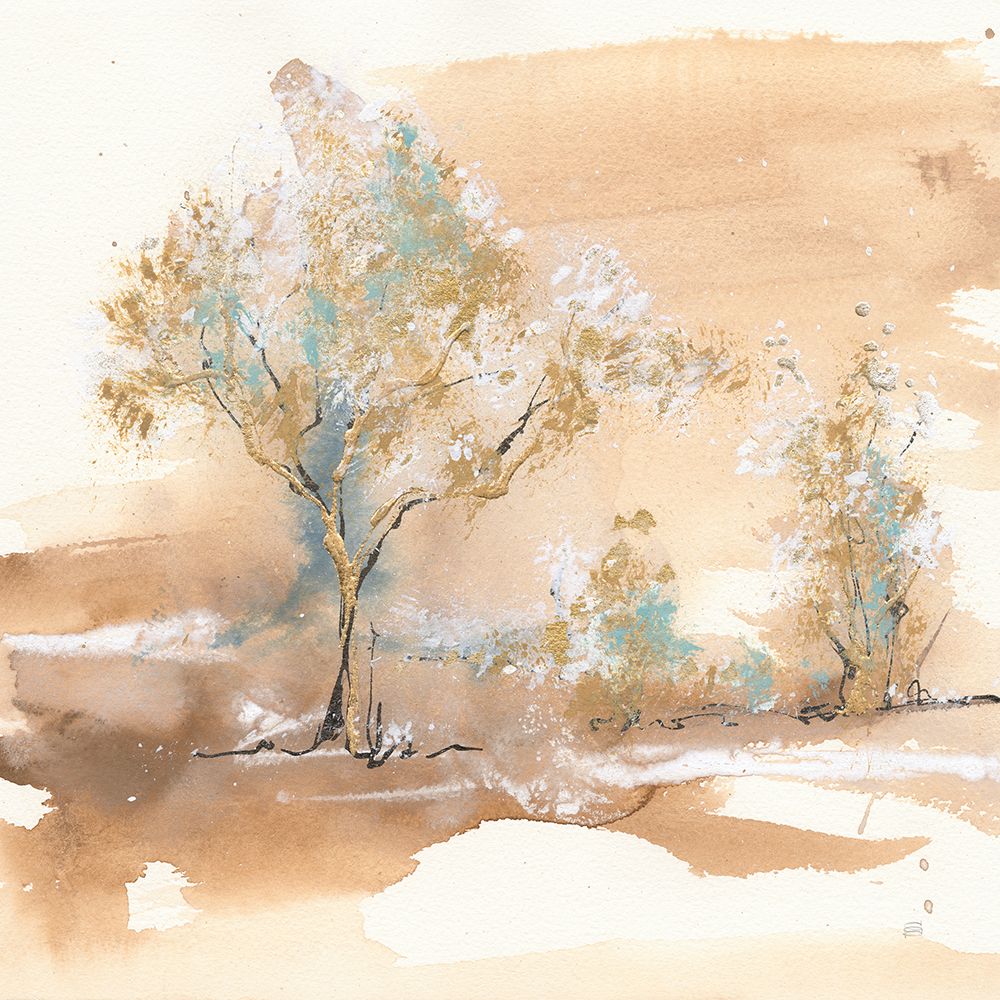 Dusting of Gold I art print by Chris Paschke for $57.95 CAD