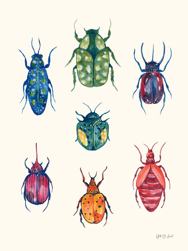 Beetle Chart art print by Yvette St. Amant for $57.95 CAD