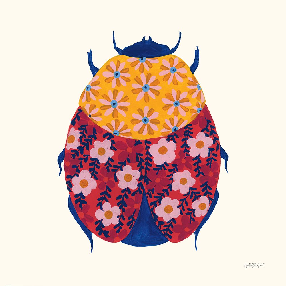 Blooming Beetle III art print by Yvette St. Amant for $57.95 CAD