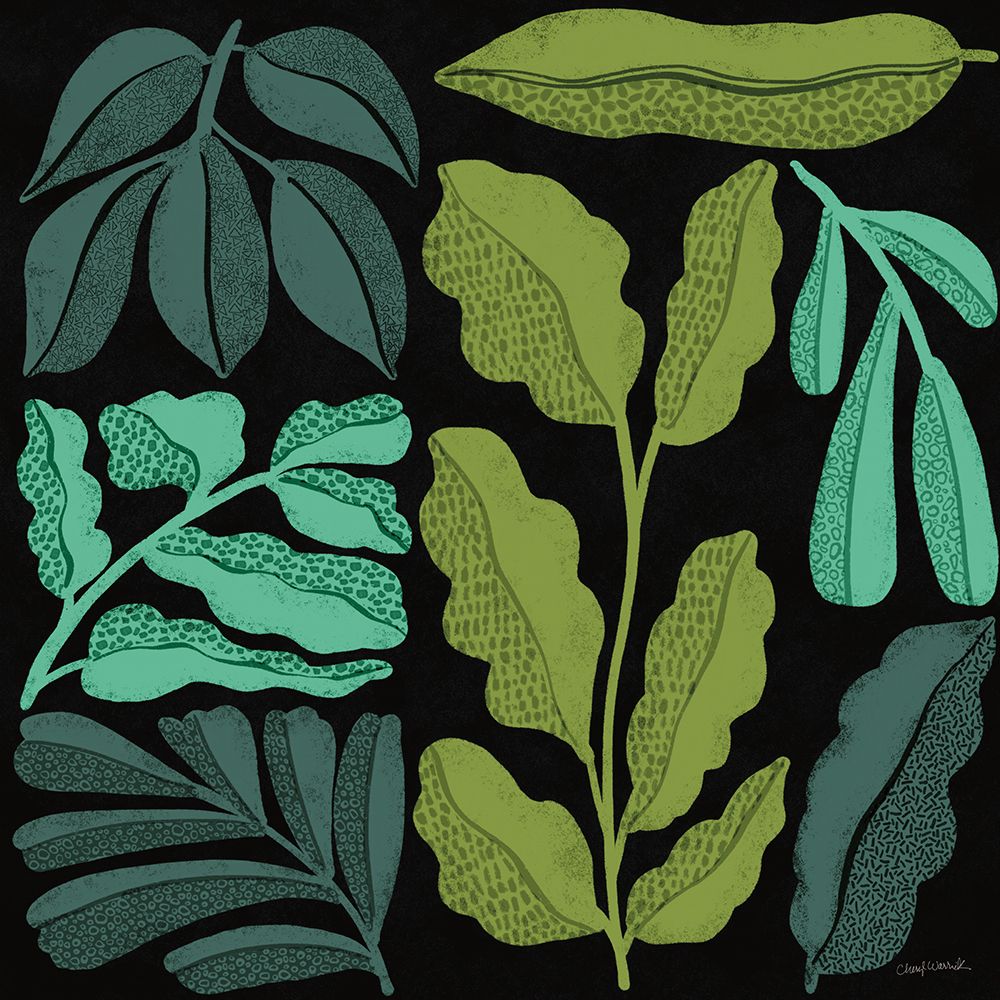 Plant Toss II art print by Cheryl Warrick for $57.95 CAD