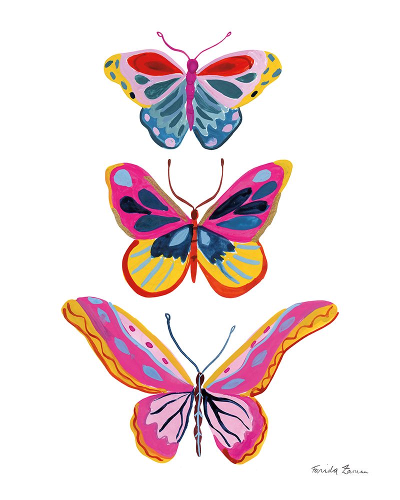 Fluttering I art print by Farida Zaman for $57.95 CAD
