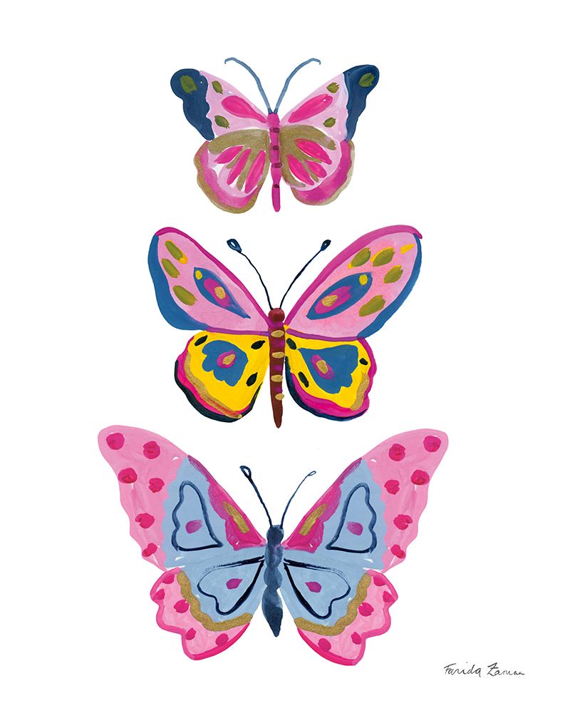 Fluttering II art print by Farida Zaman for $57.95 CAD