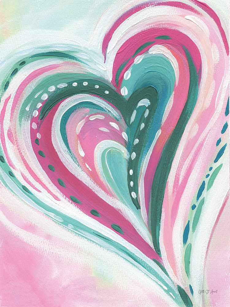 Abstract Heart art print by Yvette St. Amant for $57.95 CAD