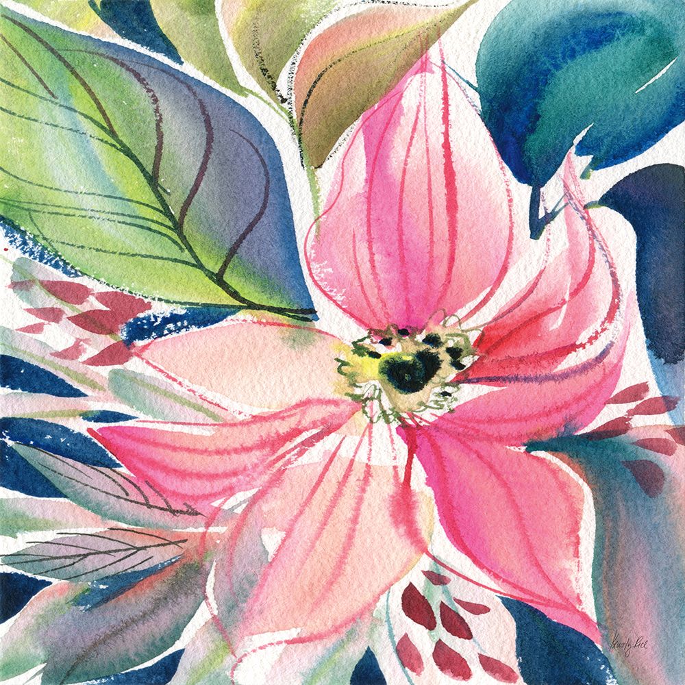 Floral Burst I art print by Kristy Rice for $57.95 CAD