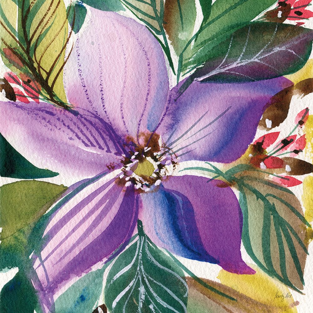 Floral Burst II art print by Kristy Rice for $57.95 CAD