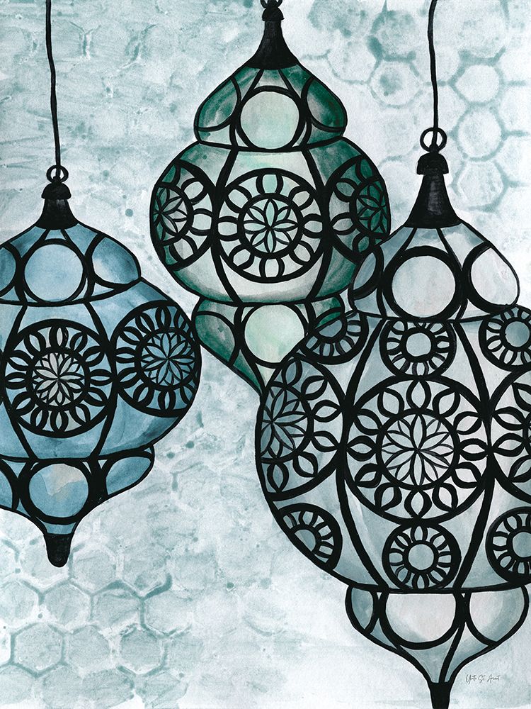 Moroccan Street Lanterns art print by Yvette St. Amant for $57.95 CAD