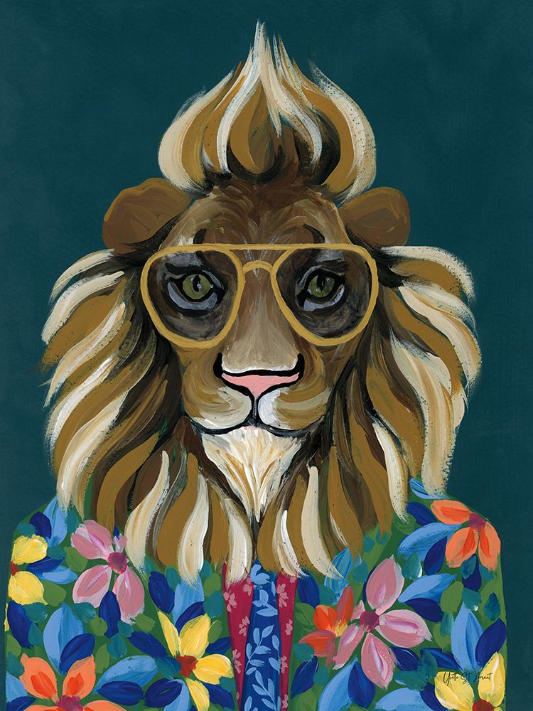 Miami Living Lion Portrait II art print by Yvette St. Amant for $57.95 CAD
