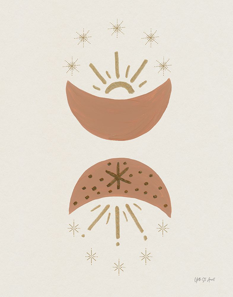 Serene Moon and Sun Beams art print by Yvette St. Amant for $57.95 CAD