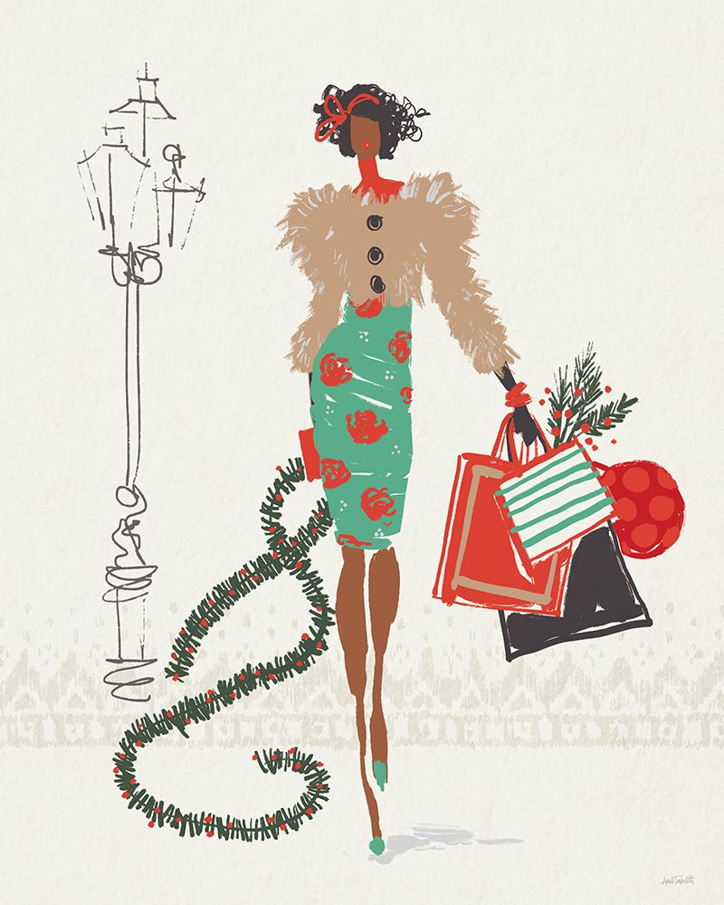 Festive Fashion III art print by Anne Tavoletti for $57.95 CAD