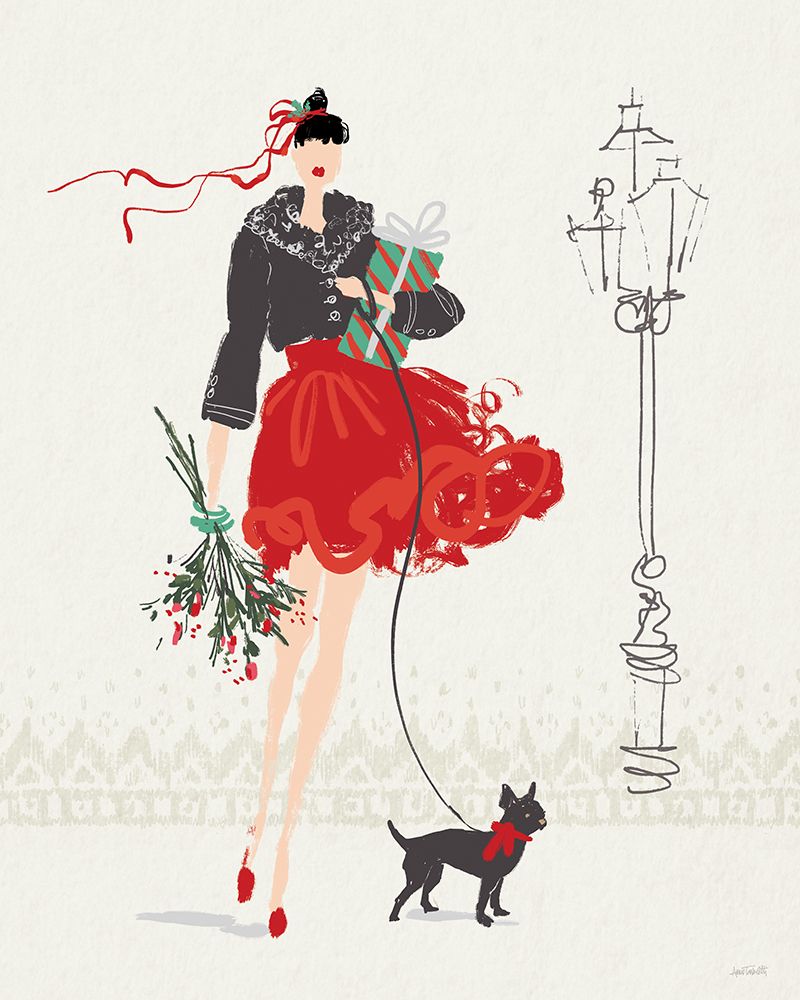 Festive Fashion IV art print by Anne Tavoletti for $57.95 CAD