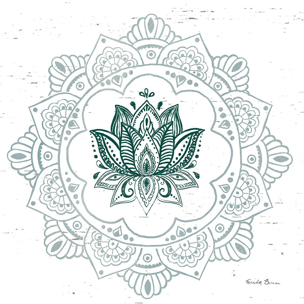 Mandala I art print by Farida Zaman for $57.95 CAD