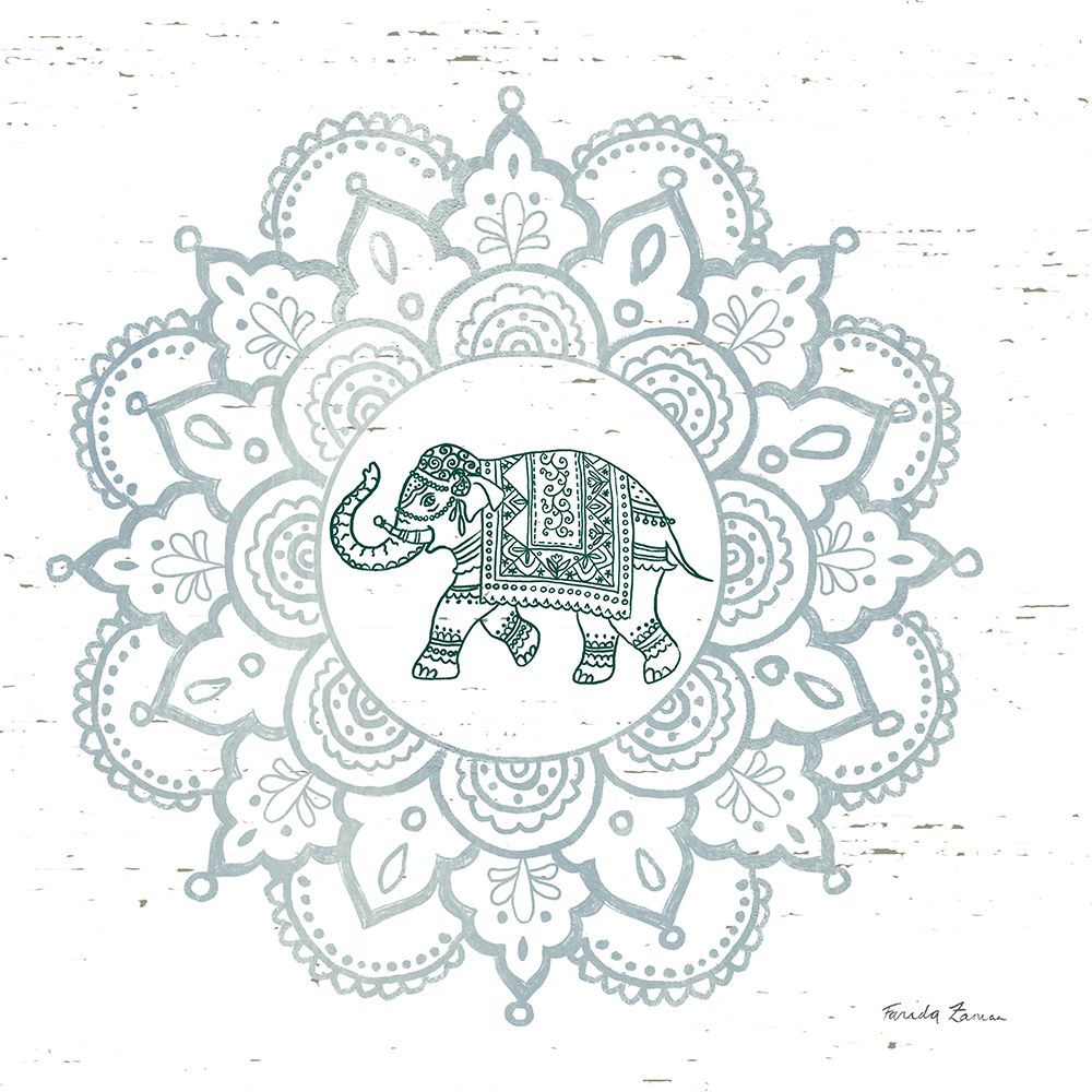 Mandala II art print by Farida Zaman for $57.95 CAD