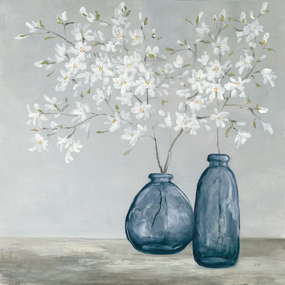 Spring Delight Navy art print by Julia Purinton for $57.95 CAD