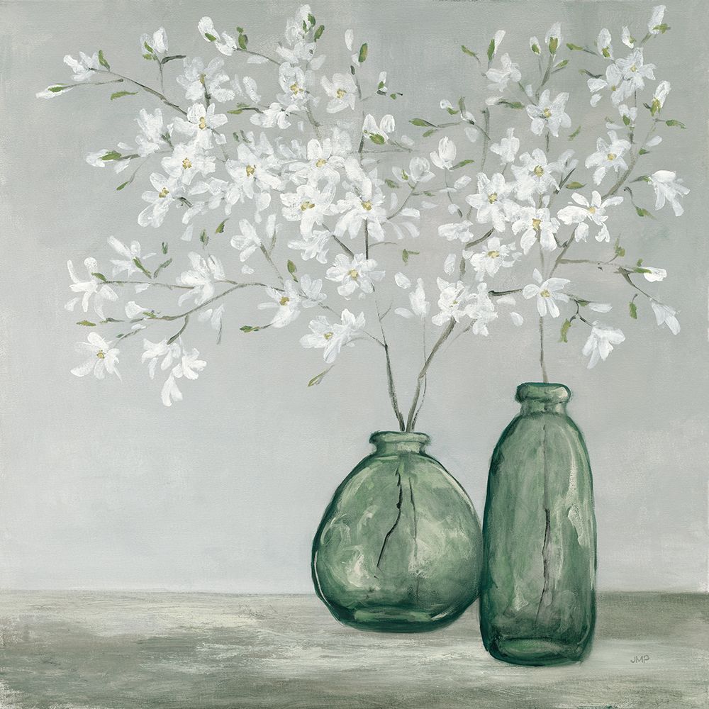 Spring Delight Dark Green art print by Julia Purinton for $57.95 CAD