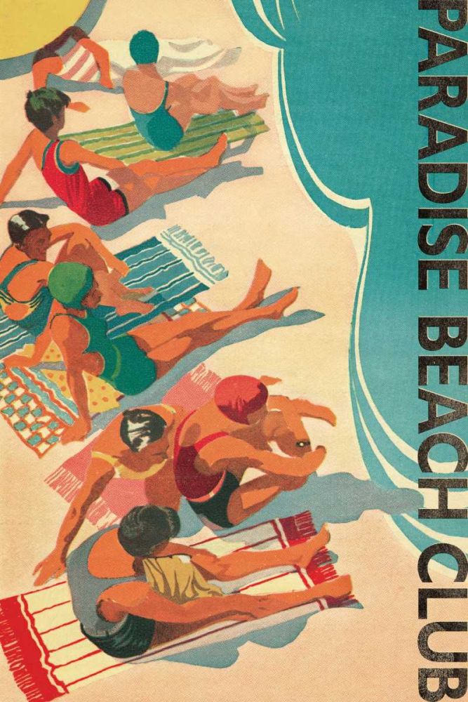Paradise Beach Club art print by Wild Apple Portfolio for $57.95 CAD