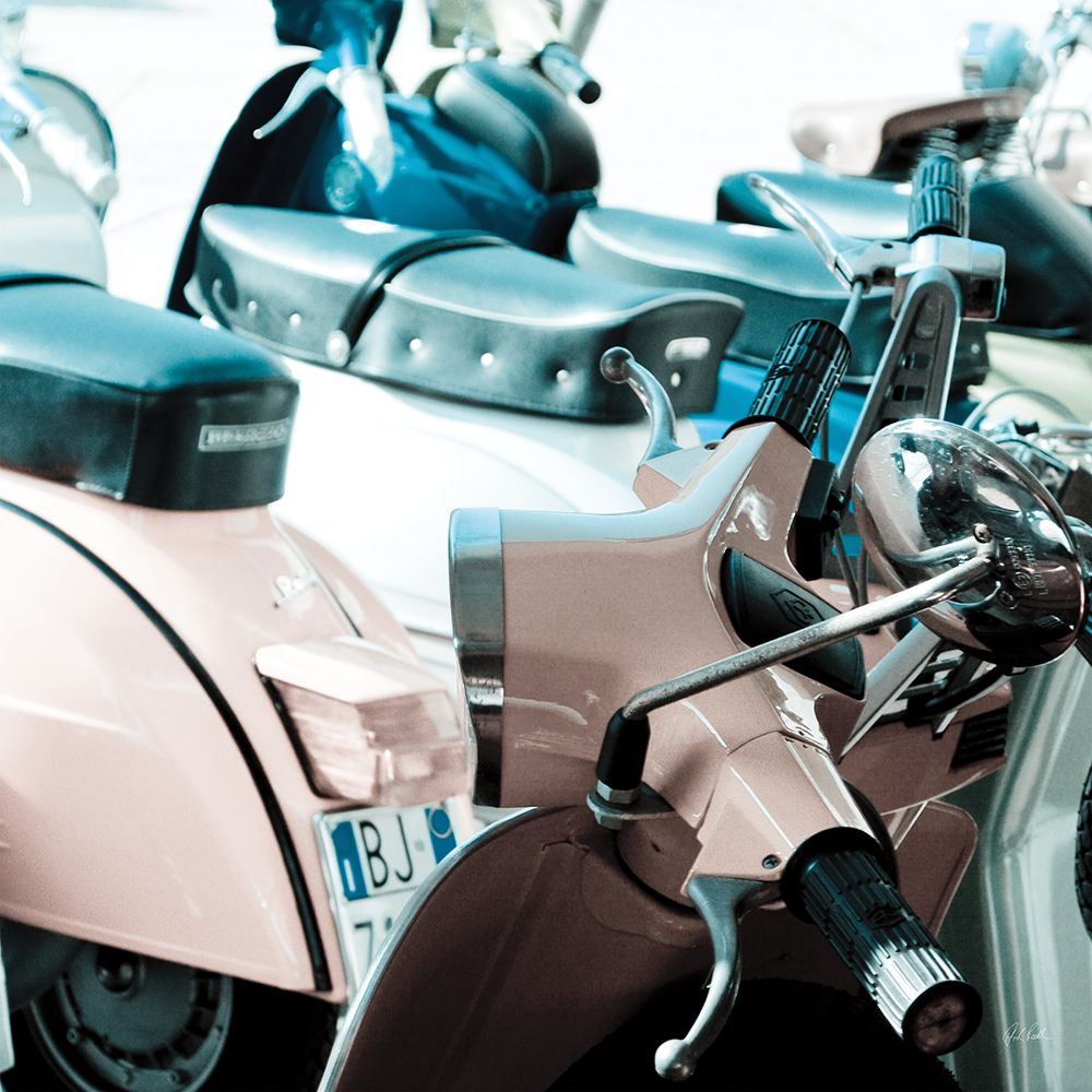 Italian Scooter I art print by Deborah Revell for $57.95 CAD