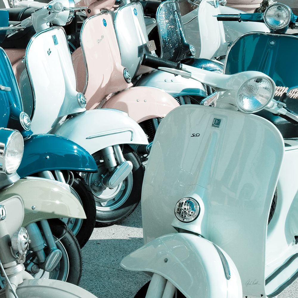Italian Scooter II art print by Deborah Revell for $57.95 CAD