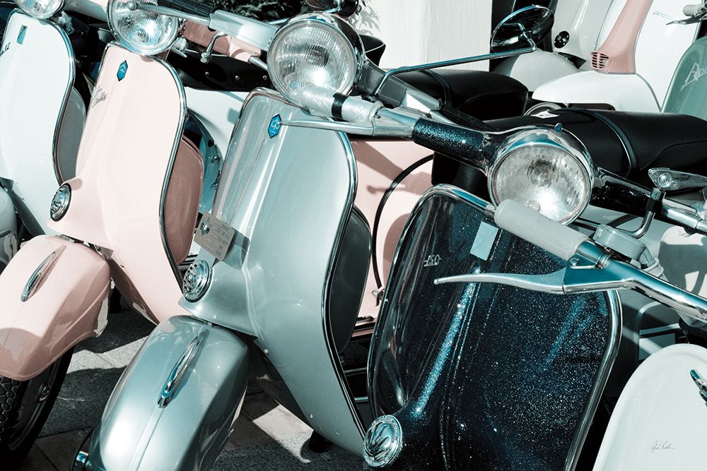 Italian Scooter III art print by Deborah Revell for $57.95 CAD