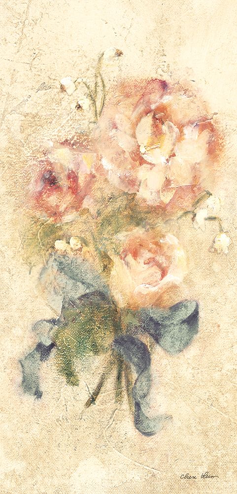 Peony with Ribbon Bright Crop art print by Cheri Blum for $57.95 CAD