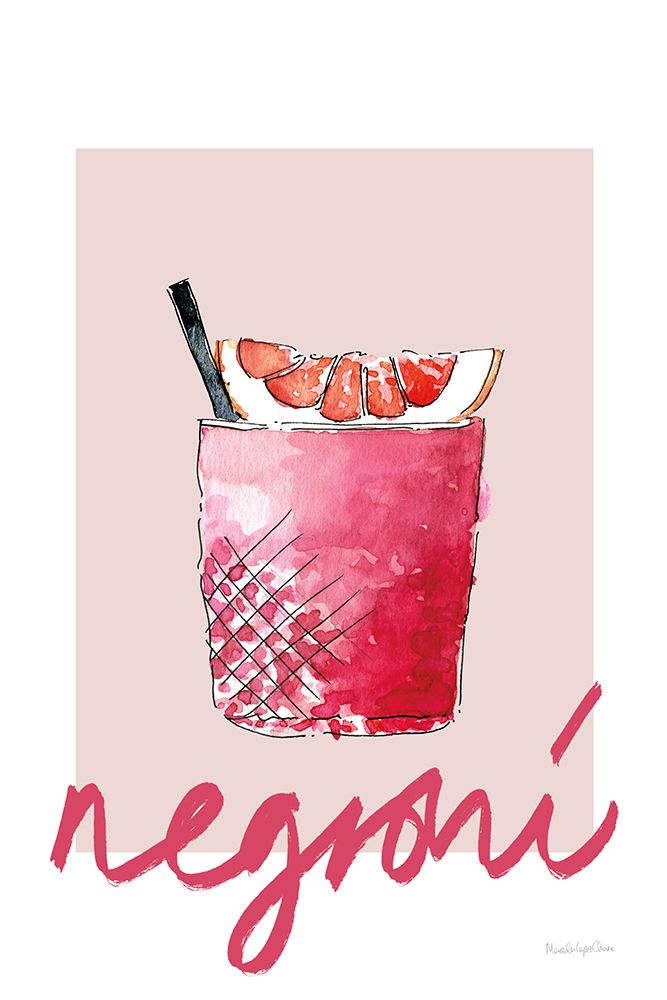 Cheers I on White art print by Mercedes Lopez Charro for $57.95 CAD