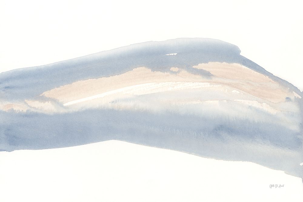 Coastal Wave Abstract art print by Yvette St. Amant for $57.95 CAD
