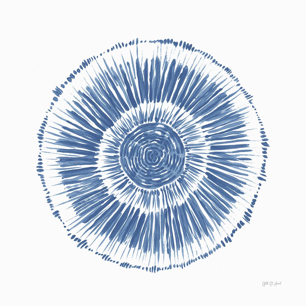 Coastal Block Print I Blue art print by Yvette St. Amant for $57.95 CAD