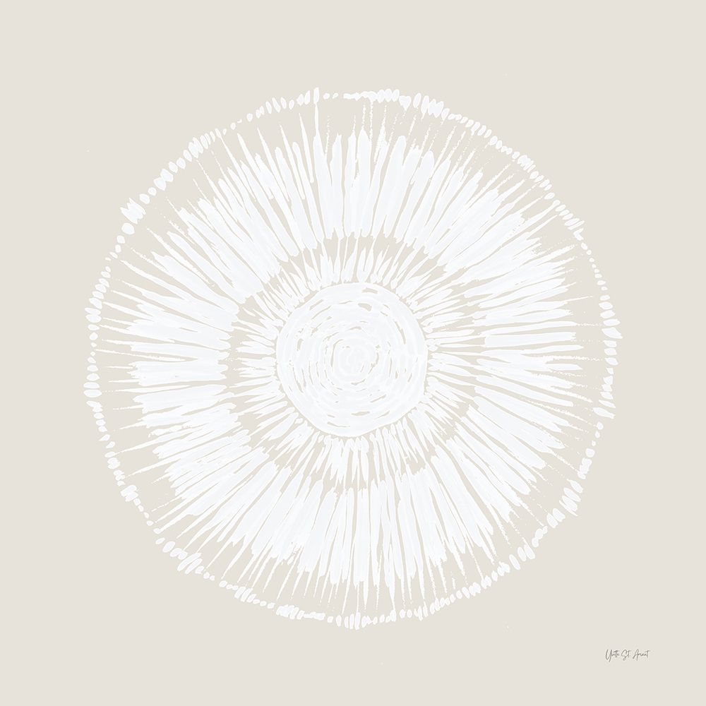 Coastal Block Print I Neutral art print by Yvette St. Amant for $57.95 CAD