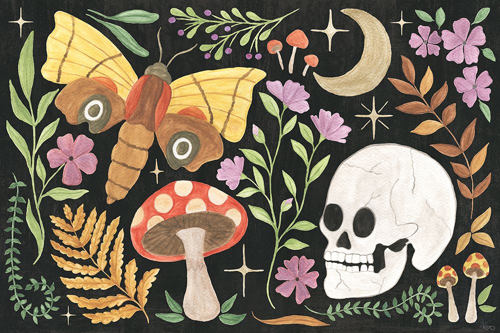 Spooky Chic I art print by Veronique Charron for $57.95 CAD
