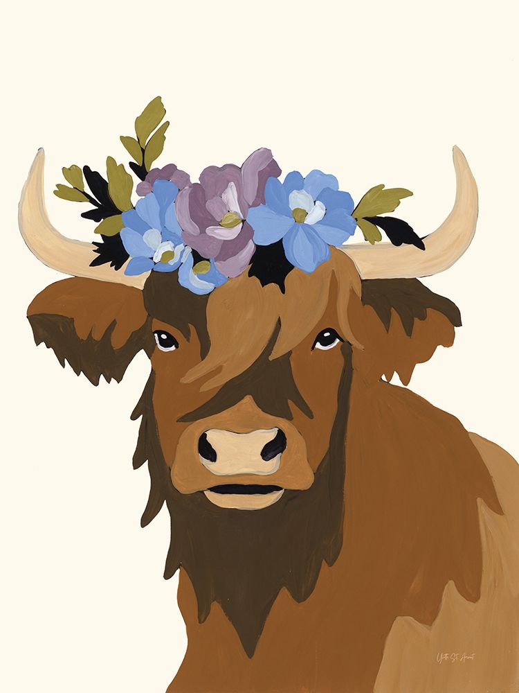 Bavarian Bovine art print by Yvette St. Amant for $57.95 CAD