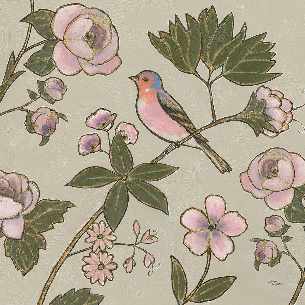 Golden Aviary III art print by Wellington Studio for $57.95 CAD