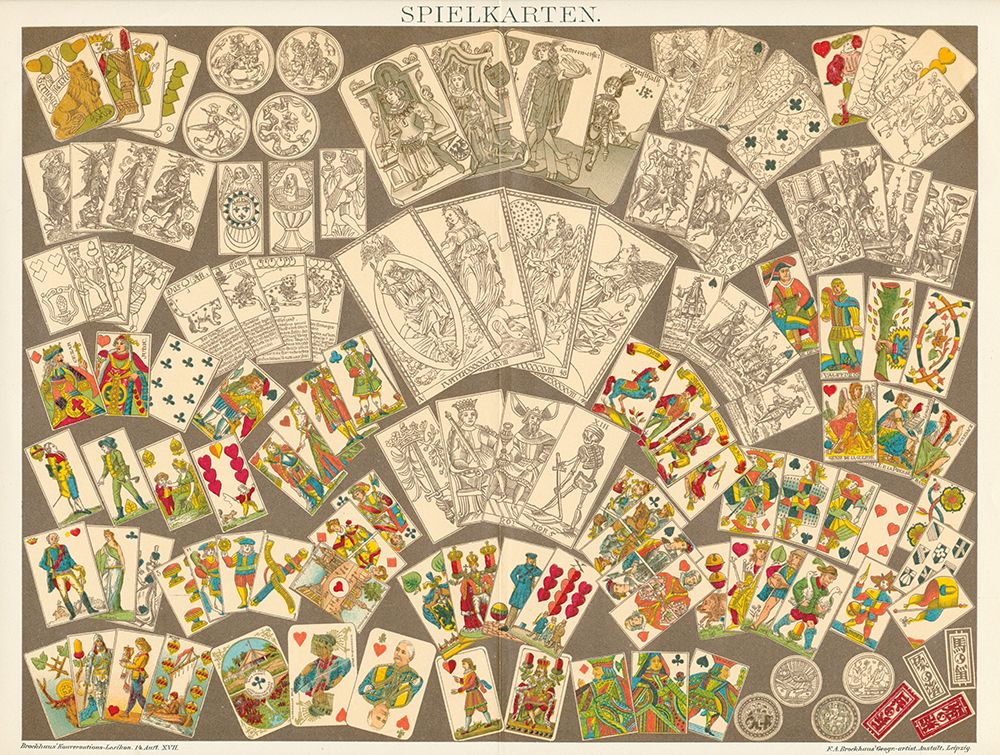 Playing Cards art print by Wild Apple Portfolio for $57.95 CAD