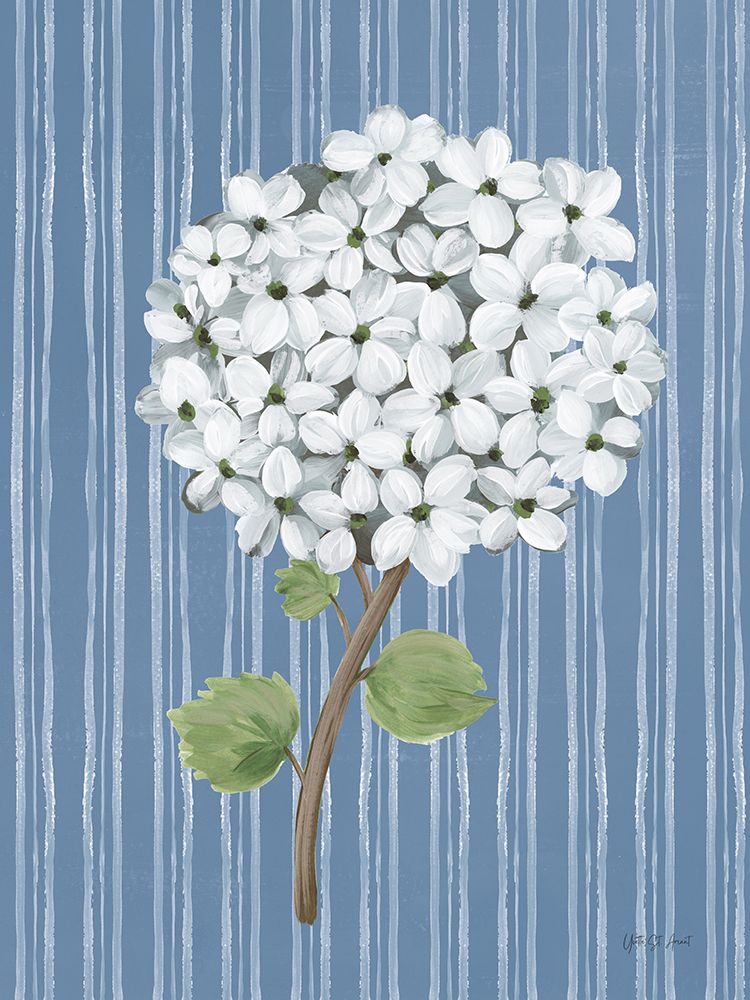 French Blue Hydrangeas I art print by Yvette St. Amant for $57.95 CAD