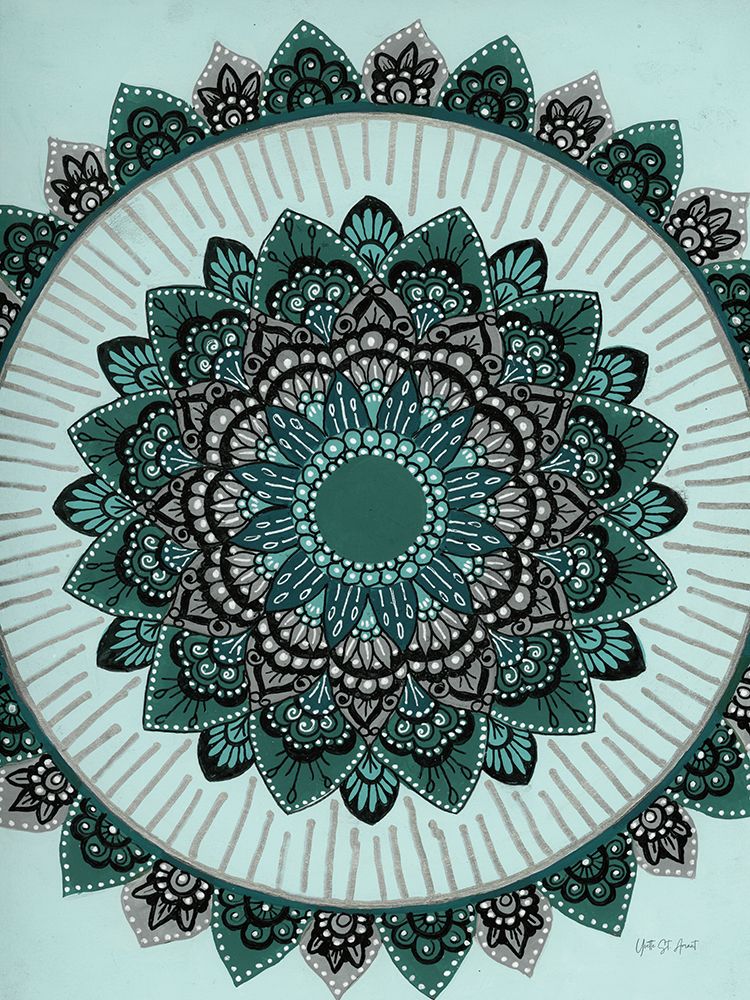 India Mandala II art print by Yvette St. Amant for $57.95 CAD