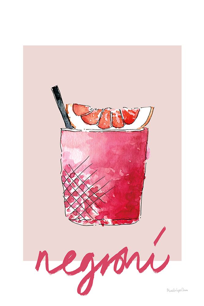 Cheers I on White v2 art print by Mercedes Lopez Charro for $57.95 CAD