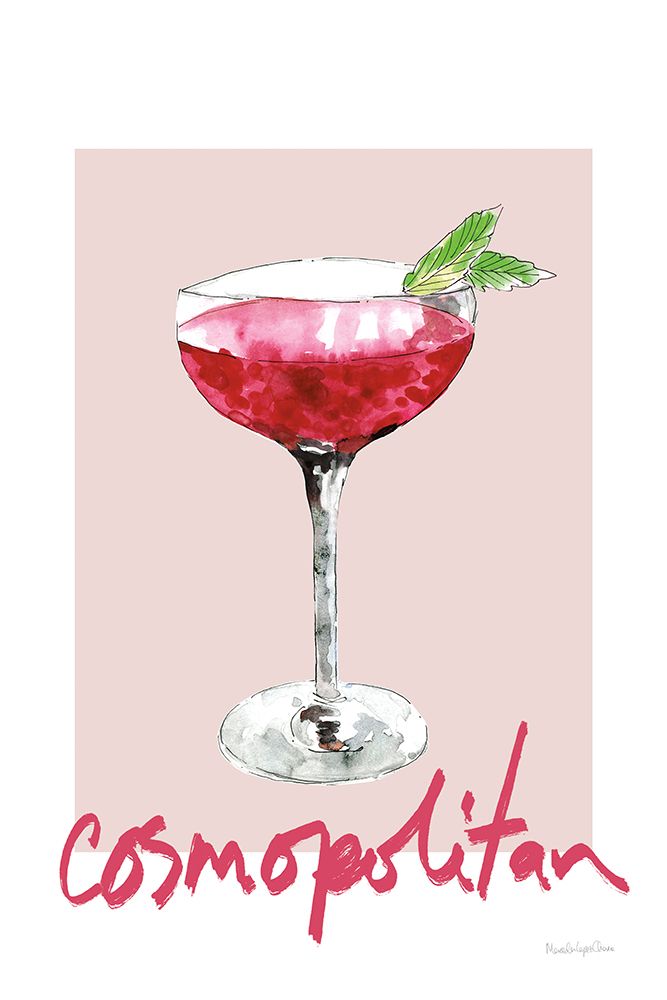 Cheers II on White v2 art print by Mercedes Lopez Charro for $57.95 CAD