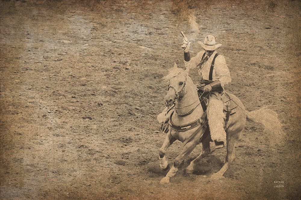 Rodeo I Sepia Vintage art print by Nathan Larson for $57.95 CAD