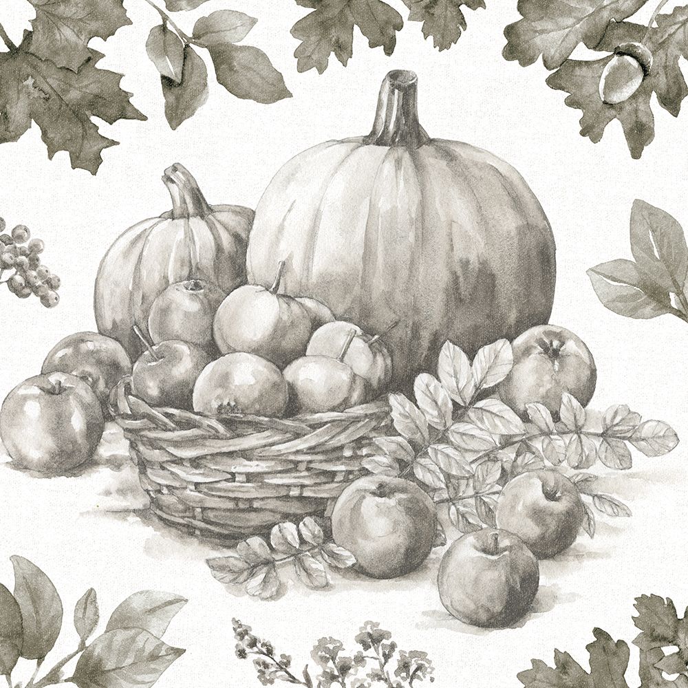Bountiful Harvest IV Sketch art print by Leslie Trimbach for $57.95 CAD