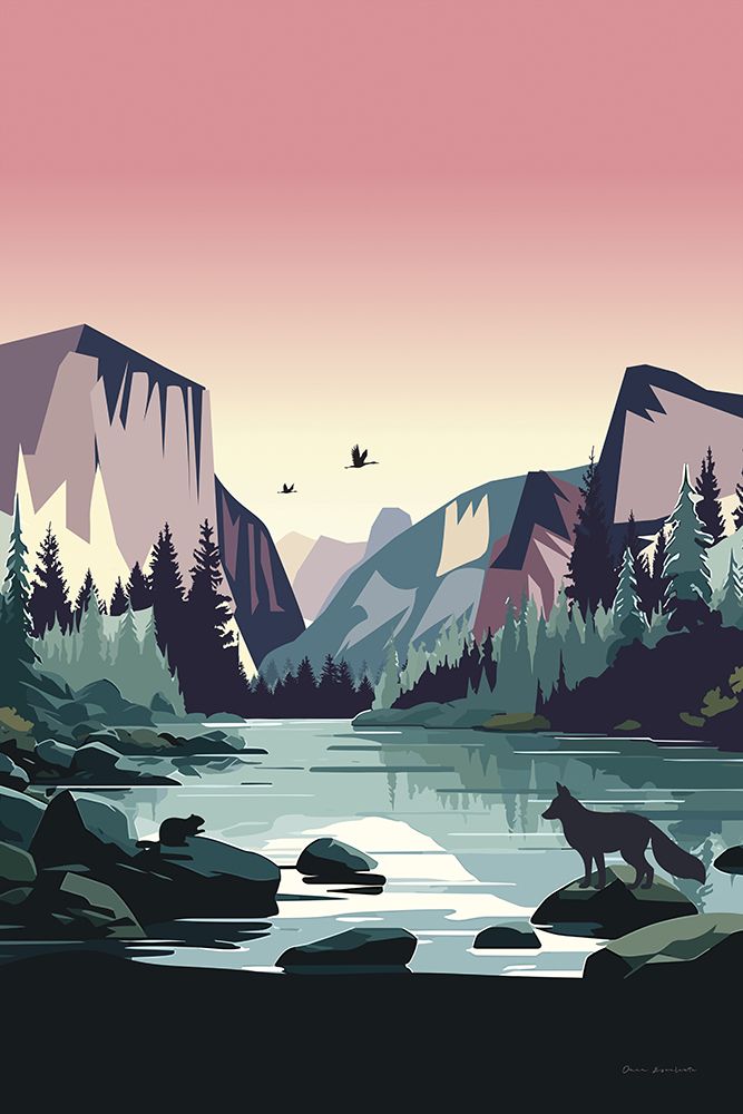Yosemite No Words art print by Omar Escalante for $57.95 CAD