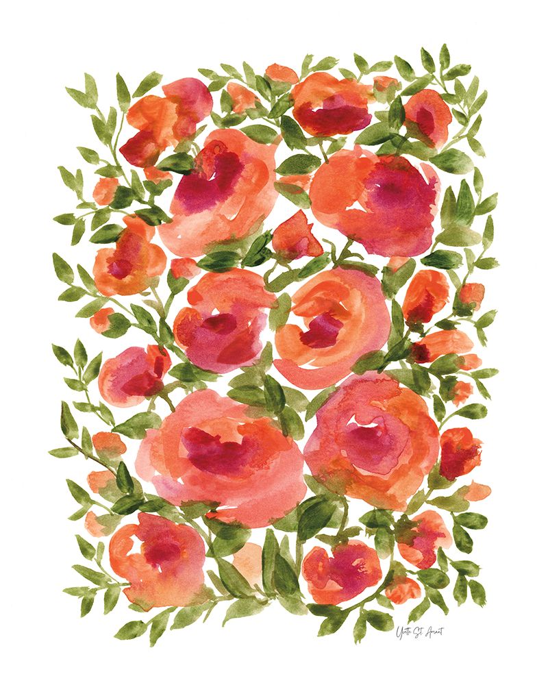 Coral Blooms art print by Yvette St. Amant for $57.95 CAD