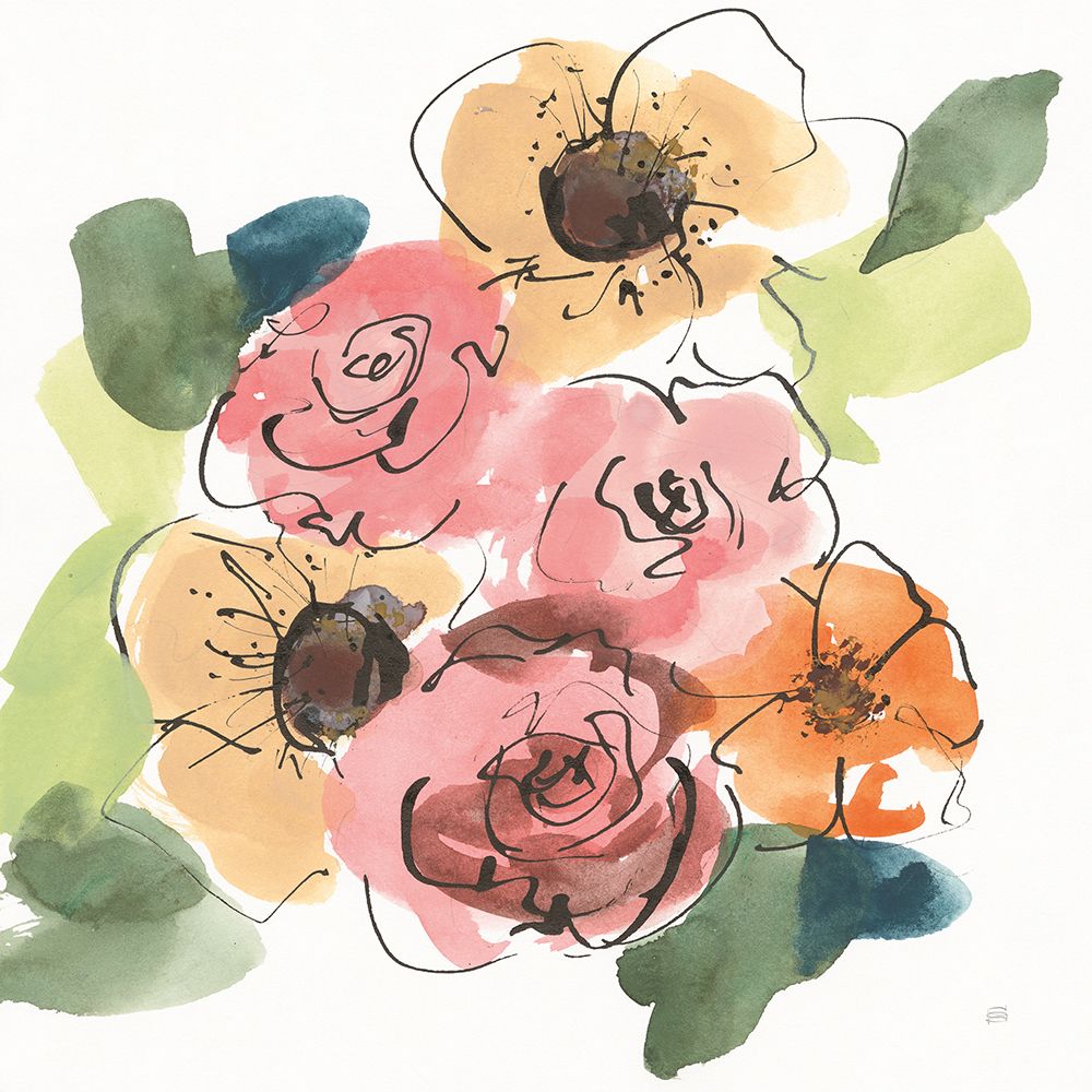 Trend Bouquet I art print by Chris Paschke for $57.95 CAD