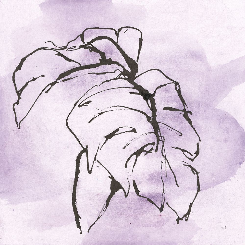 Midnight Plum Leaf I art print by Chris Paschke for $57.95 CAD