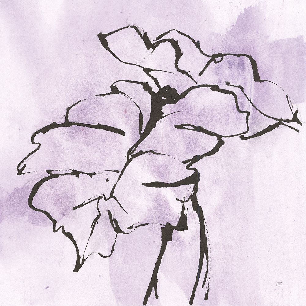 Midnight Plum Leaf II art print by Chris Paschke for $57.95 CAD