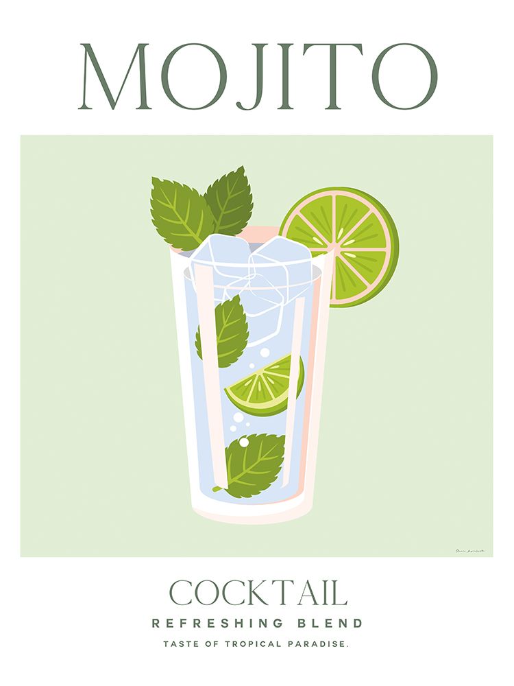 Travel Cocktails III art print by Omar Escalante for $57.95 CAD