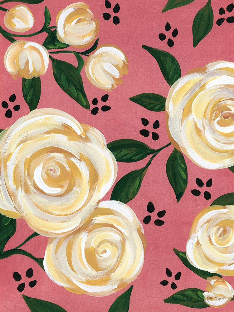 Garden Roses I art print by Yvette St. Amant for $57.95 CAD