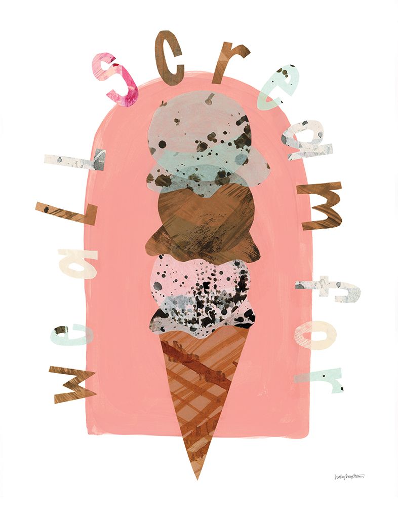 Ice Cream I art print by Haley Knighten for $57.95 CAD