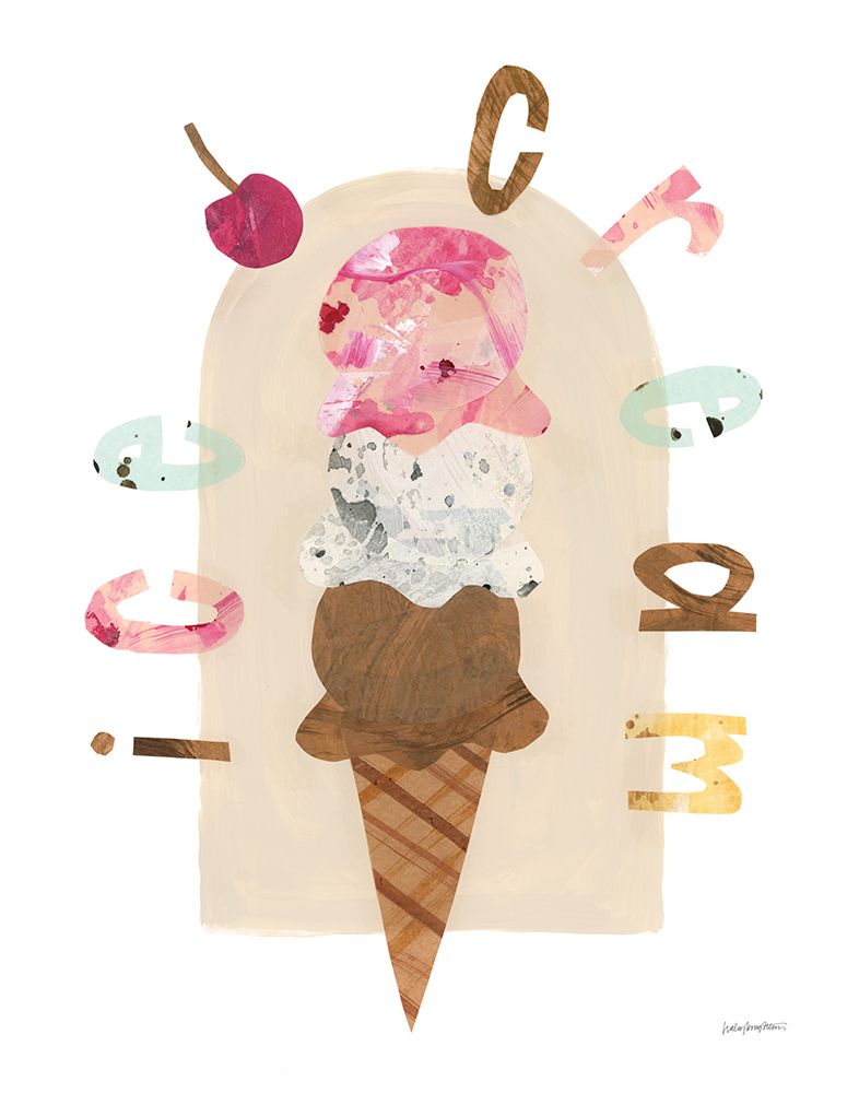 Ice Cream II art print by Haley Knighten for $57.95 CAD